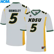 Новое поступление, высокое качество, NDSU Bonnet#46 NDSU Grimsley#5, футболка, спортивные майки, S-XXXL