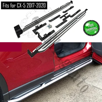 شراء2 قطعة اليسار اليمين الألومنيوم الجانب خطوة صالح لمازدا CX-5 CX5 2017 2018 2019 2020 تشغيل مجلس Nerf بار دواسة حامي