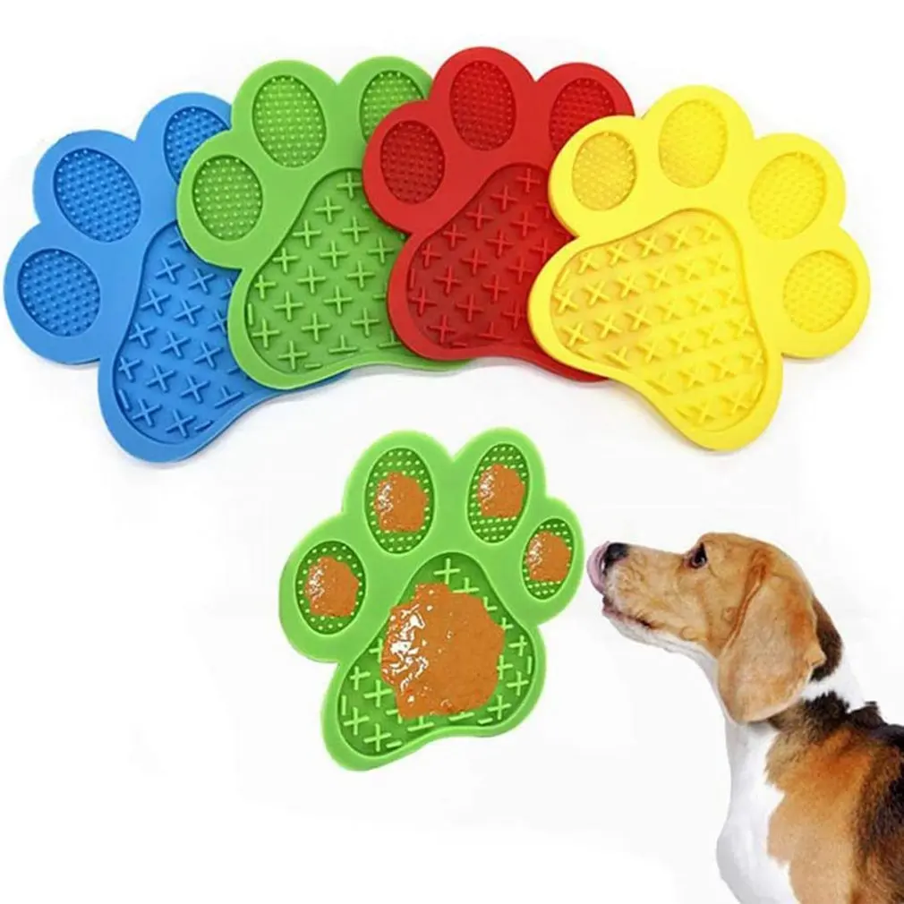 Dog Lick Pad Dog Licking Pad Silicone Material Leak Mat With Suction