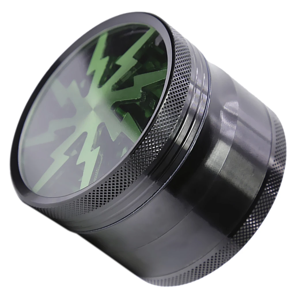 Metal Tobacco Grinder 63mm Diameter Weed Crusher Alloy Herb Grinder-Premium Aluminum