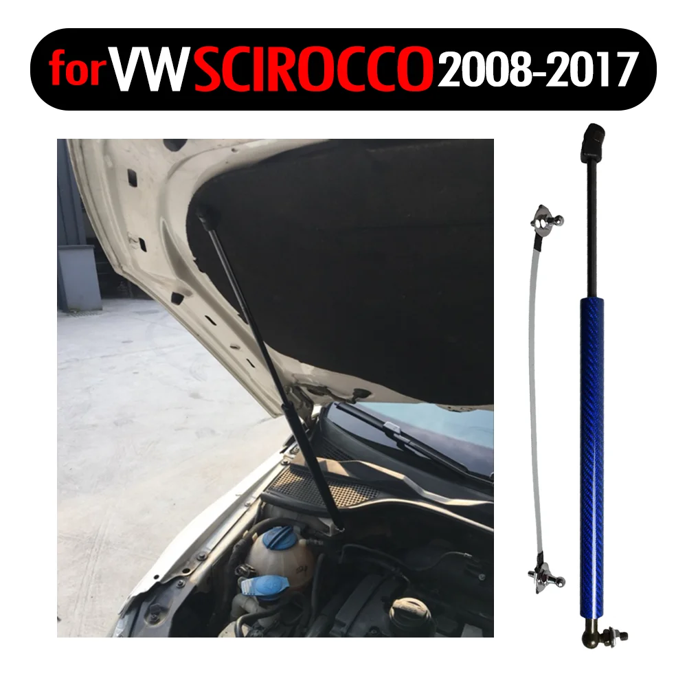 Front Hood Gas Struts Lift Support For Volkswagen SCIROCCO 2008