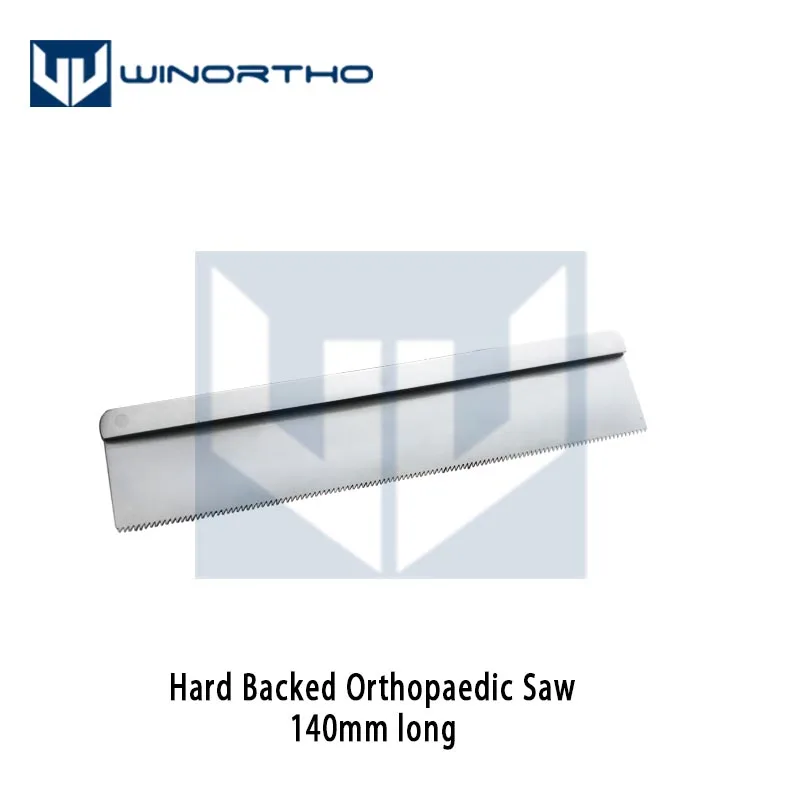 Duro respaldo ortopédico VI 0,4mm de acero inoxidable de 140mm de largo instrumentos ortopédicos veterinarios