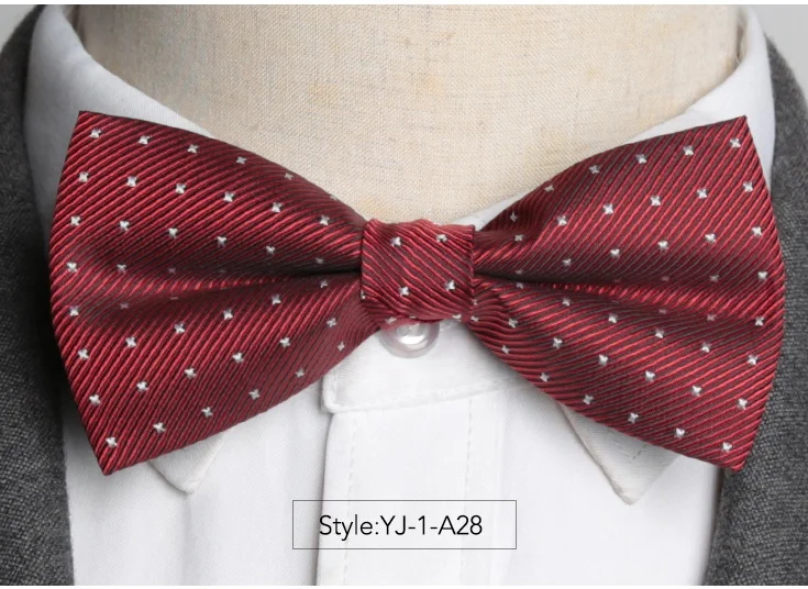Мужской галстук-бабочка, модный галстук, мужская рубашка, аксессуары, подарочные галстуки, мужские галстуки-бабочки, формальный галстук, деловой, Свадебный, регулируемый галстук-бабочка - Color: ZY-YJ-1-A28