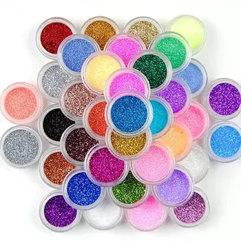 

Manicure 24 Colors Small Hexagon Sequins Set Phototherapy Crystal Armor Ornaments Nail Art Small Sequins