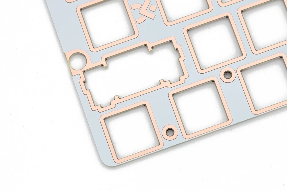 Suporte de Placa de Fibra de Vidro para Teclado Suporte para Teclado Mecânico de Alumínio Gk64 Gk64s Xd64 Xd60 Somente para Montagem de Placa Estabilizador 60 - Imagem 2