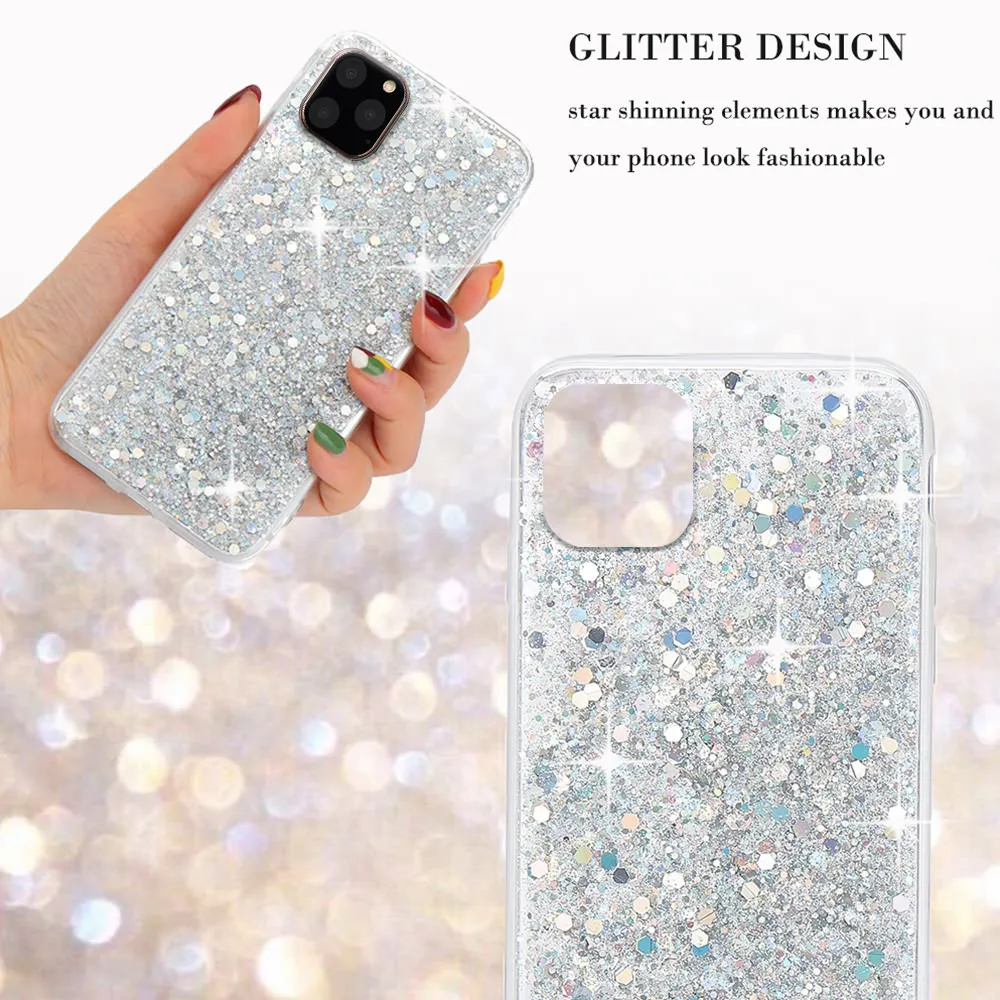 LLZ. COQUE милый Алмазный чехол для телефона для IPhone 11 Pro XS Max XR X 6 6S Plus 5 5S SE 7 8 Plus Блестящий силиконовый чехол Funda Capas