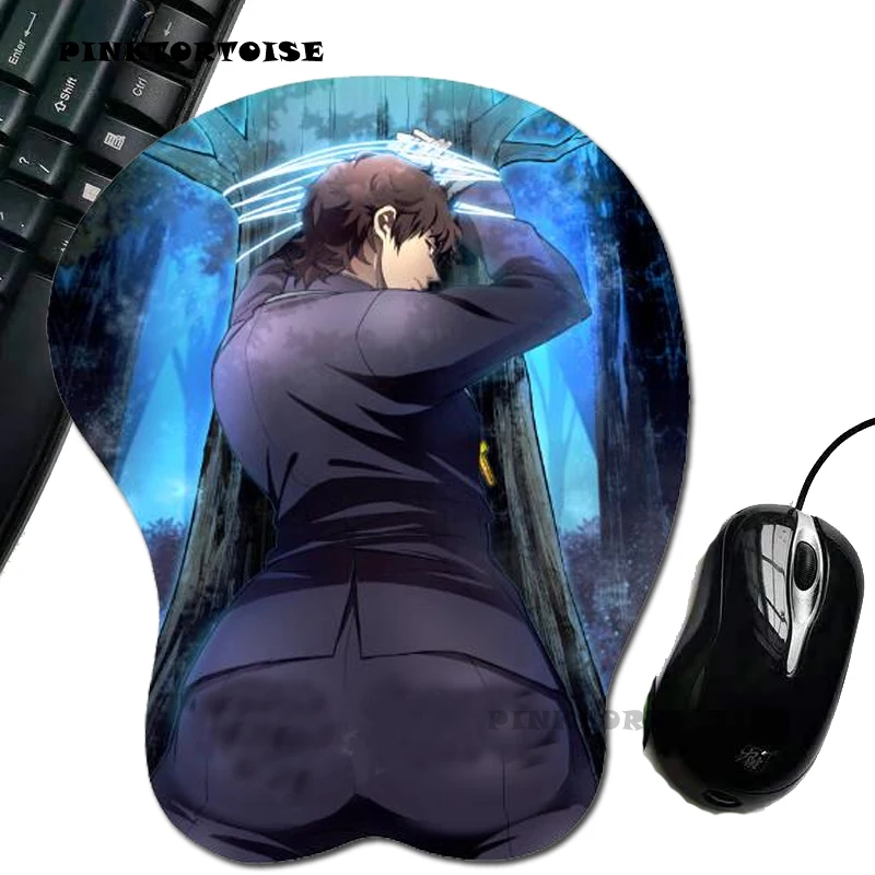 

PINKTORTOISE Anime FATE 3D Mouse Pad with Wrist Rest Silicone gel filled Mouse Mat Kotomine Kirei mousepad Silicone rug playmat