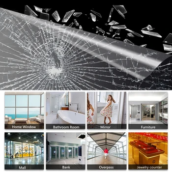 

SUNICE 0.7x30m Car Stickers Window Tint Foil Solar Protection Film Safety Home Glass Windows Protective Stickers Car Accessories