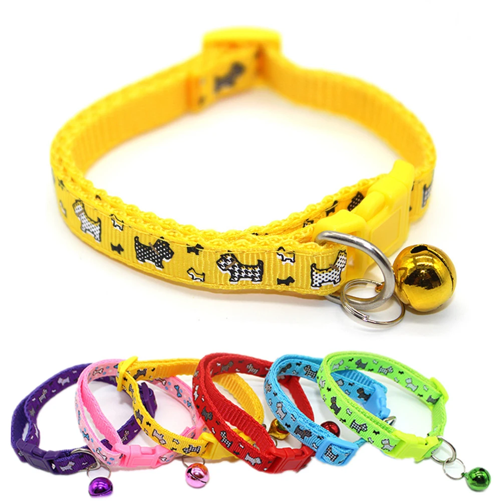 Регулируемые мягкие нейлоновые ошейники для собак домашних животных с