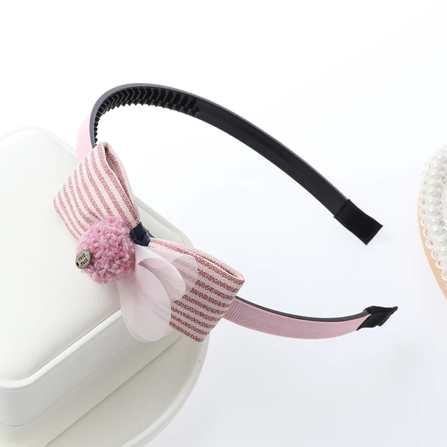 Cute girl hairbands bow Hair bands headwear with tooth non-slip hair band hair accessories Korean girl baby hair band Headdress style-15
