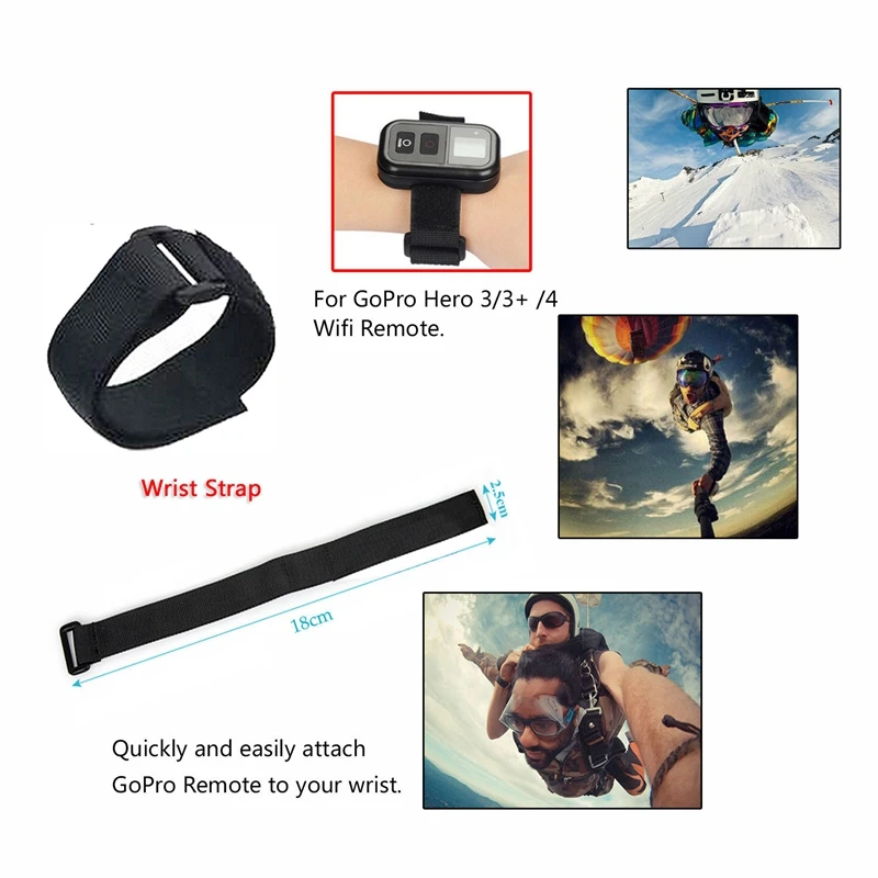 65 в 1 Набор аксессуаров для экшн-камеры GoPro Hero GoPro Hero6 5 4 3 чехол для переноски/нагрудный ремень/штатив Осьминог