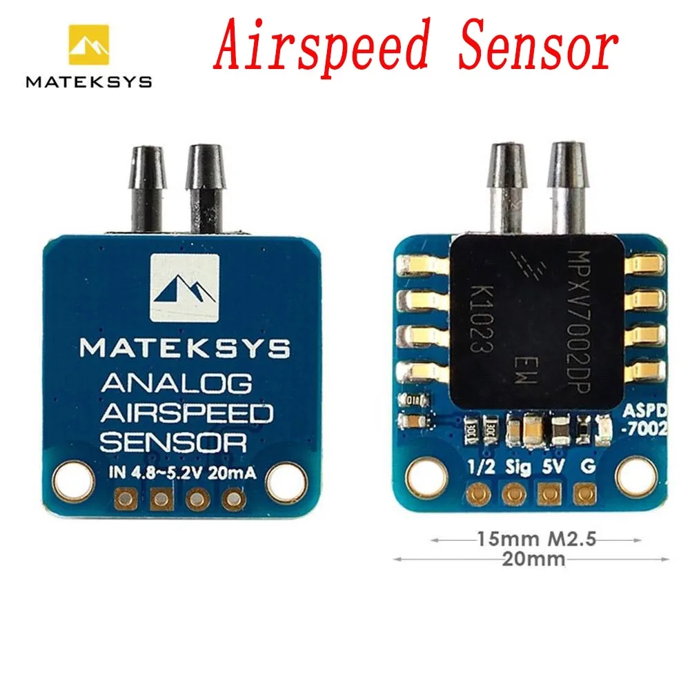 Matek System Mateksys аналоговые скорости полета Сенсор ASPD 7002 для Радиоуправляемый