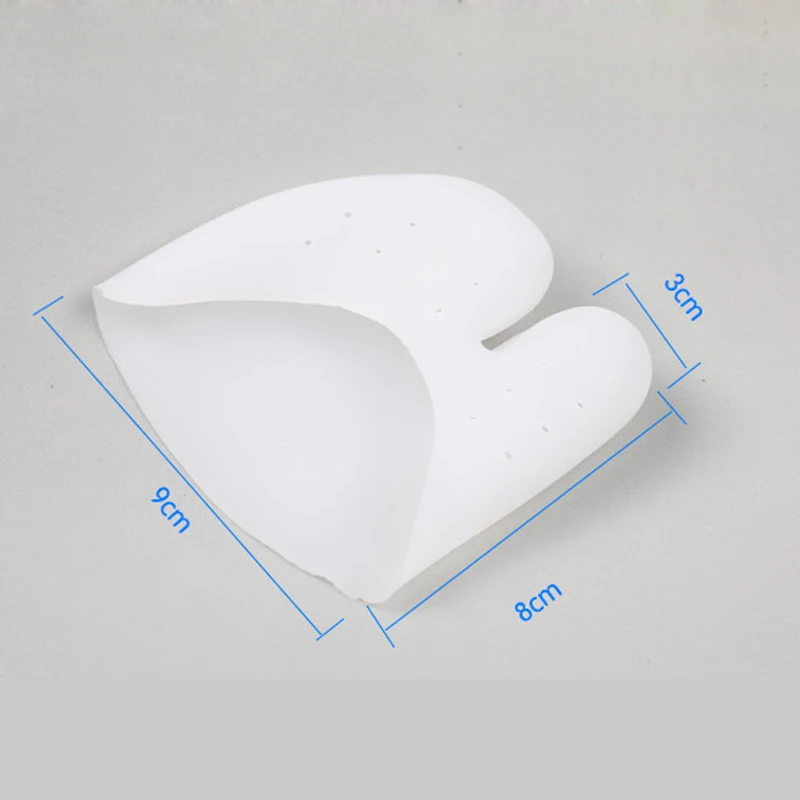 1/2Pair Forefoot Cushion Pads Silicone Gel Toe Finger Cover Protector Pain Relief Gel Insoles Pads for Feet Ballet Foot Care