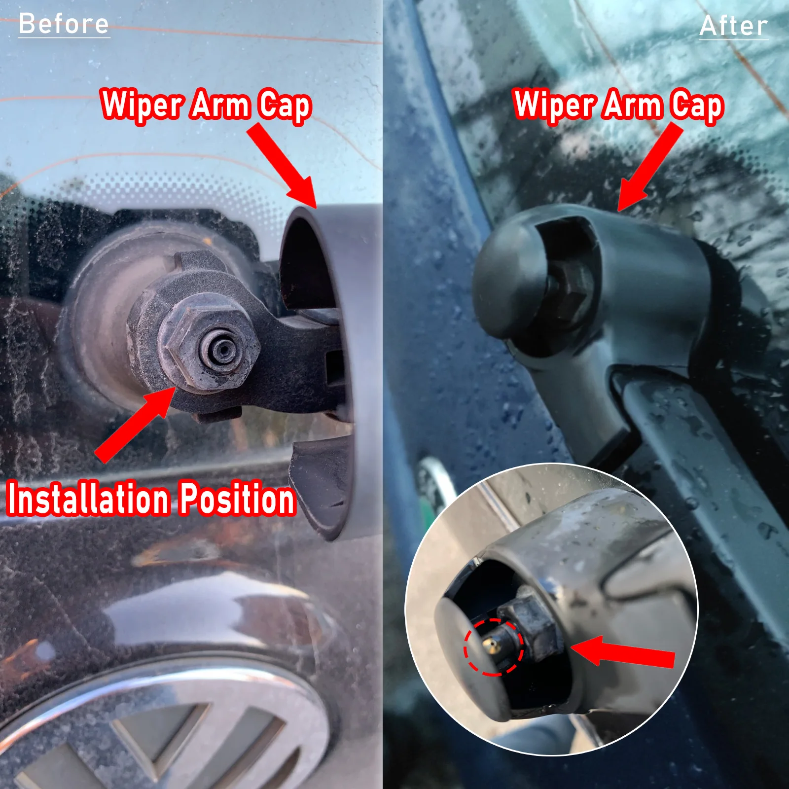 Рисунок 4 - Форсунка омывателя заднего стекла для VW