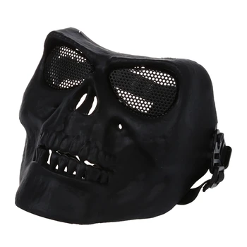 

Full Face Protect Mask Scary Skull Skeleton Airsoft Paintball Hunting