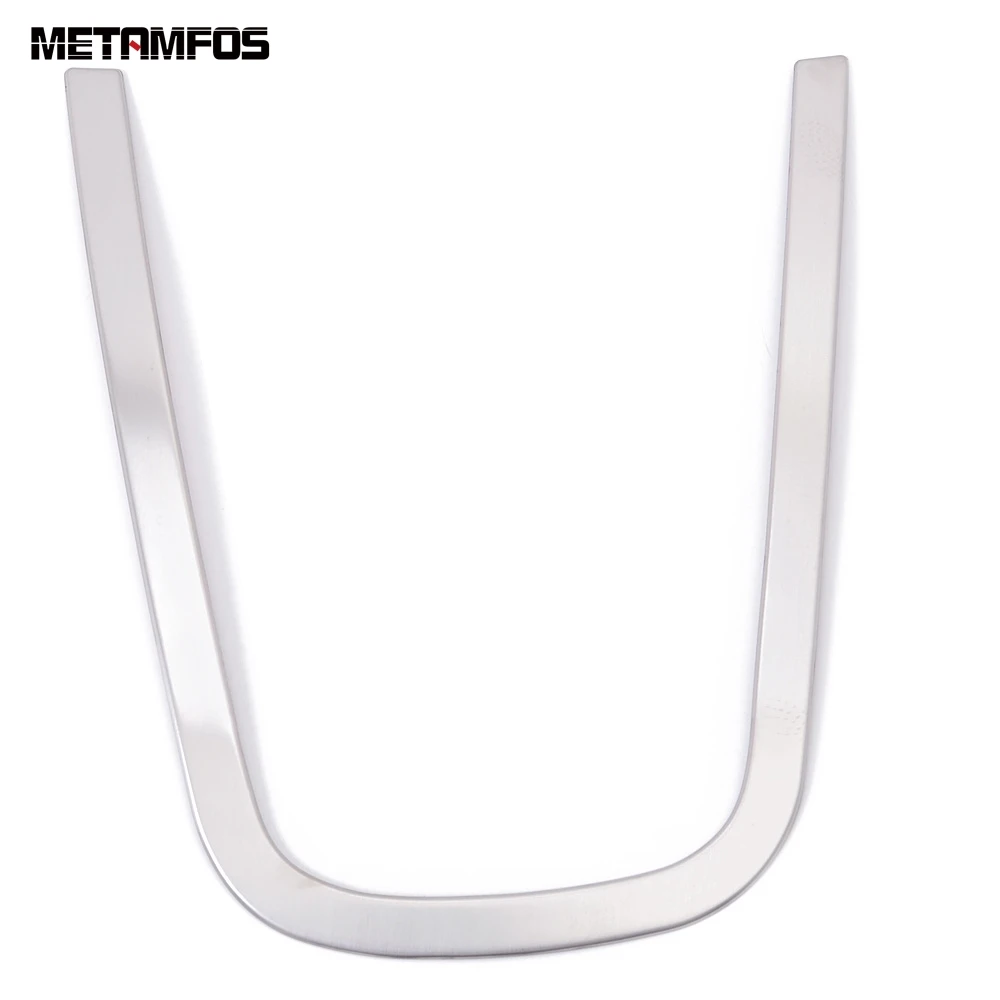Stainless Steel Для Volkswagen Jetta 6 2012 2013 Матовая коробка переключения передач накладка декоративная рамка интерьерные аксессуары для автомобиля Стайлинг - Название цвета: Stainless Steel