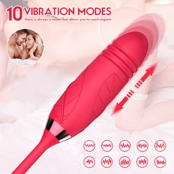 Rose Toys Extendo Sucking Vibrator 10 Speed Clit Sucker Nipple Blowjob Clitoris Stimulation Female Vibrat Sex Toys for Women 3