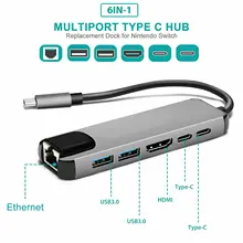 Usb-хаб C концентратор для Мульти USB 3,0 HDMI адаптер док-станция для MacBook Pro Аксессуары USB-C type C 3,1 разветвитель 3 порта USB C концентратор