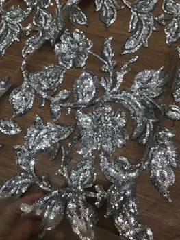 

top quality Sat-56.6824 french lace fabric african lace fabric with embroidery mesh tulle fabric