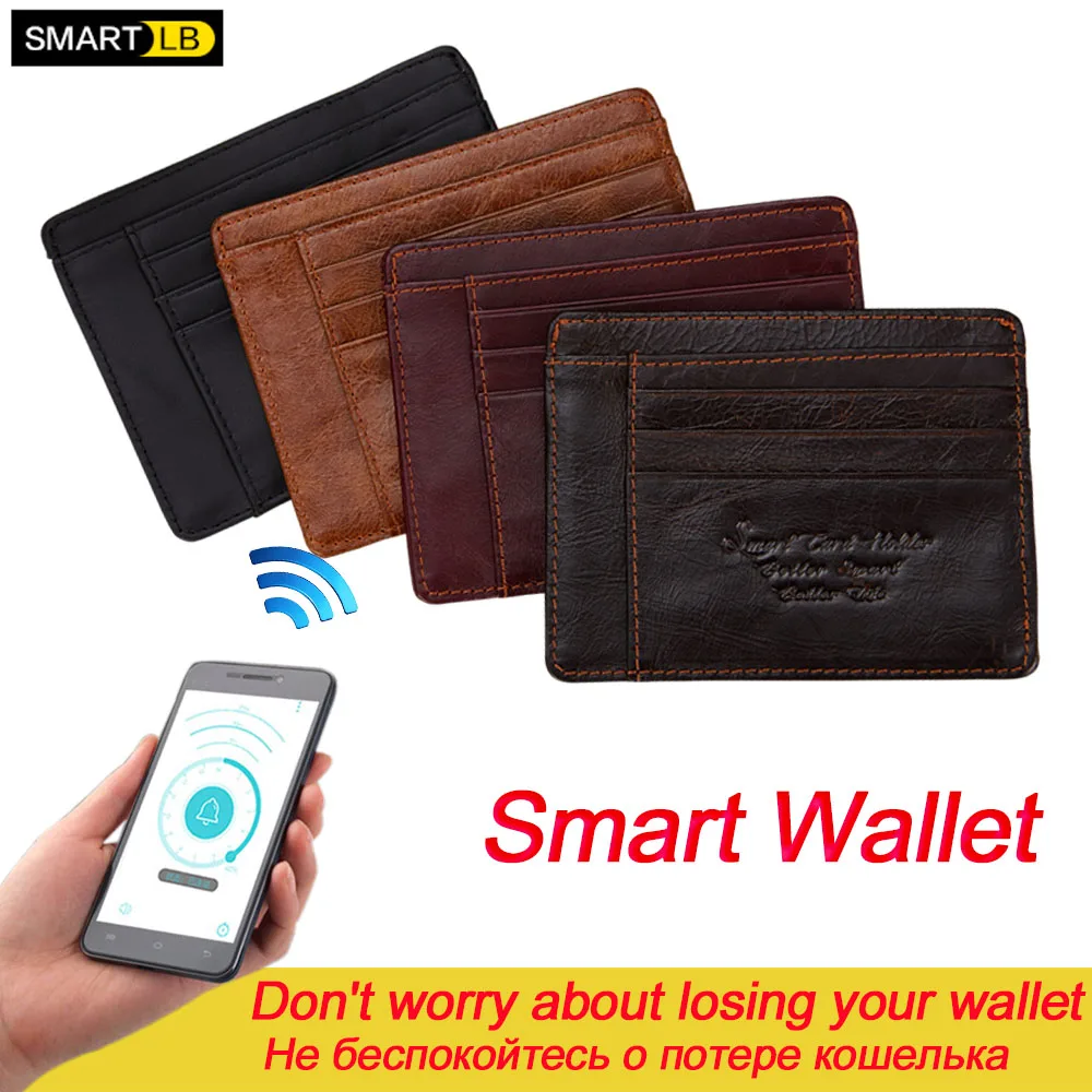 Мужской кошелек из натуральной кожи с Rfid-защитой и отделением для карт | Багаж