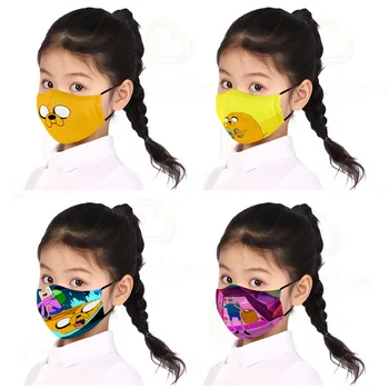 

Kids Children 3Pcs Cotton Cute Mask Mouth Face Mask Anti PM2.5 Dust Filter Mouth Masks Fabric Face Mask Washable