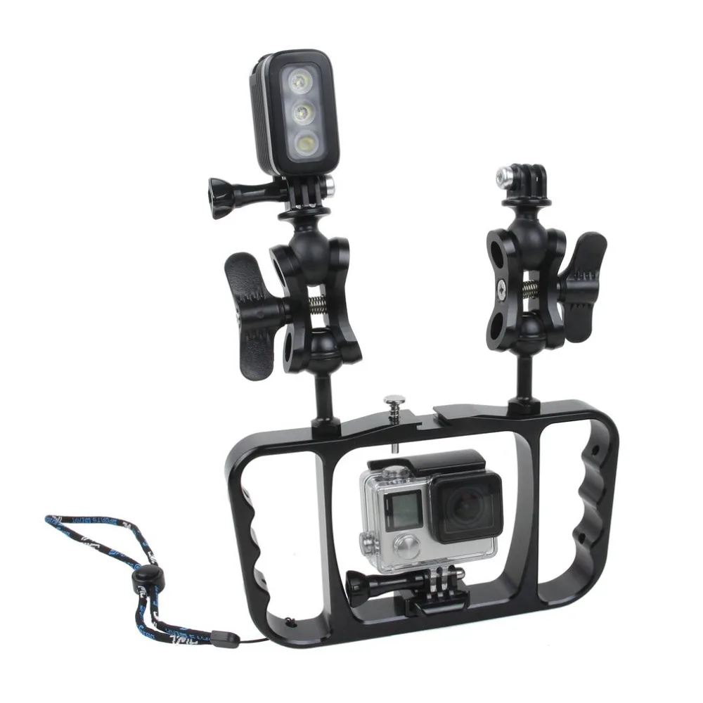 Кронштейн для подводной фотосъемки из алюминиевого сплава аксессуары для дайвинга палка для селфи для Gopro Hero 3 Аксессуары