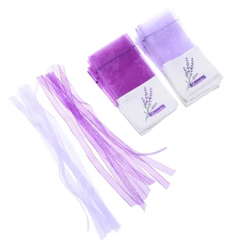 

20pcs Gauze Lavender Bags Fragrance Pouch Empty Sachets Bag for Wardrobe Car (Old Dark Purple and Old Light Purple, 10 of each)