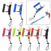 Scuba Dive Coil Camera Lanyard for Underwater Camera Housing Flashlight Quick Release Buckle Diver Spiral Webbing Parts 1