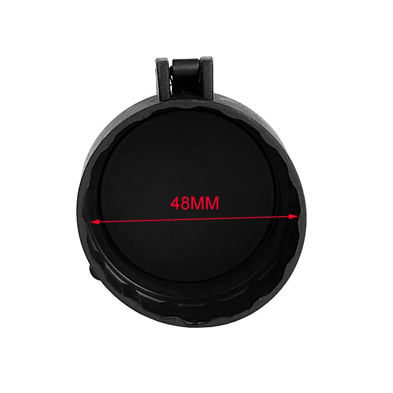 48mm Защитные чехлы для винтовки, быстро откидывающаяся Крышка для объектива, защитная крышка для глаз, крышка для объектива, Страйкбольное крепление для охоты - Цвет: 48mm