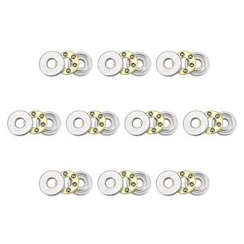 

uxcell 10 Pieces F2-6M Thrust Ball Bearings 2mm x 6mm x 3mm Chrome Steel Single Direction for Home Garden DIY