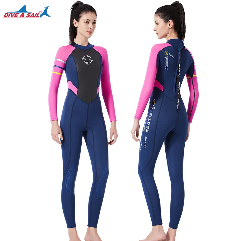 

Diving Wetsuit Swimsuit Women Bodysuit Wet Suit Keep Warm Surfing Scuba Snorkeling Spearfishing Suit Dive sail 3mm Neoprene Skin