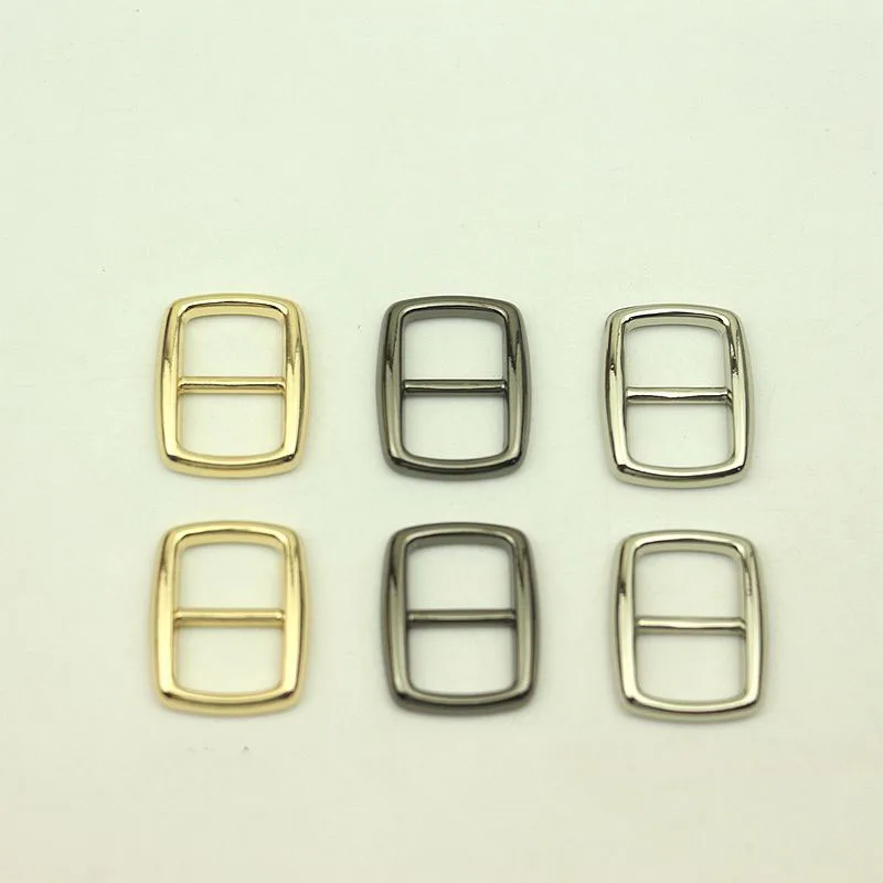 10Pcs 11mm Tri-Glide Slider Adjust Metal Buckles for Backpack Web Strap DIY Bag Belt Leather Craft Parts AccessoryAccessory | Багаж и