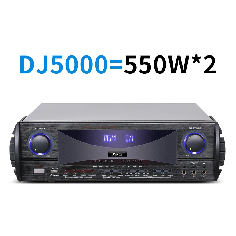 DJ3000 2.0 Channel 380W High Power Pmplifier Professional KTV Heavy Bass Karaoke Audio preamp hifi digital power amplifier | Электроника