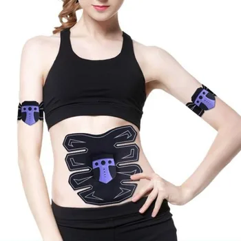 

Body Stimulator Gym ABS Office Belt Massager Purple Power Home Vibration Abdominal Muscle Trainer Arm Slimming Lazy Fitness