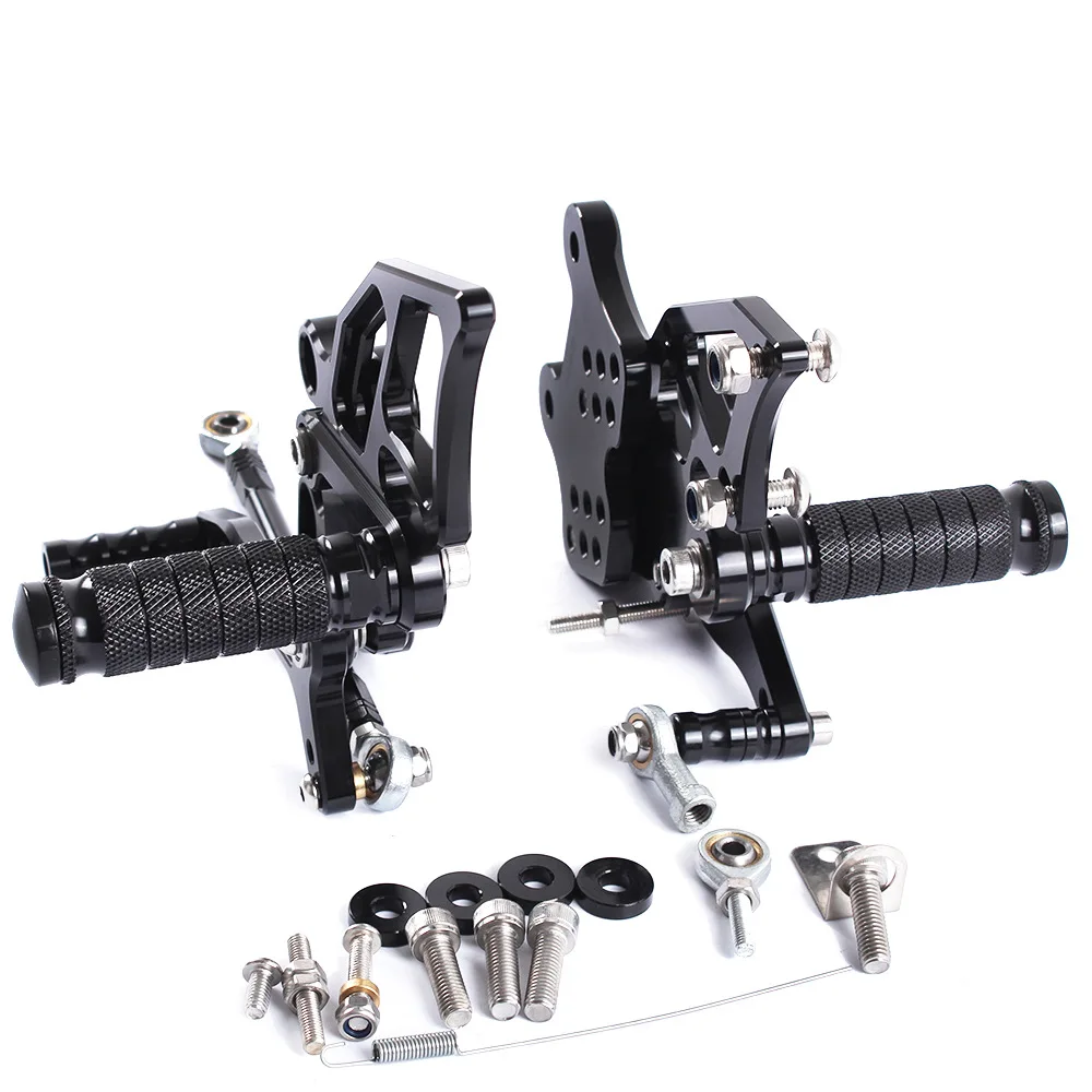 Motorcycle CNC Aluminum Raise the pedal assembly Adjustable Rearsets Rear Sets Foot Pegs For Yamaha YZF R25 /R3 2015-20106