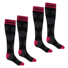 2 пары, теплые Высокие гольфы, супер впитывающие мягкие носки для зимних видов спорта, катания на лыжах, сноуборде