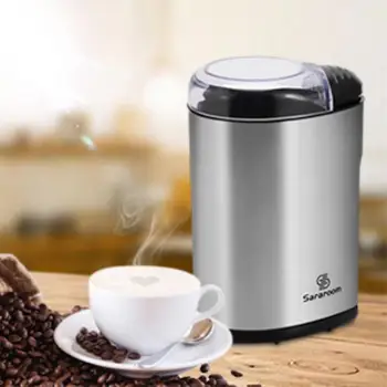 

Electric Coffee Grinder Mill 110V Low Noise DC Motor Stainless Steel Mill Spices Coffee Bean Nuts Herbs Grains Kitchen Tools
