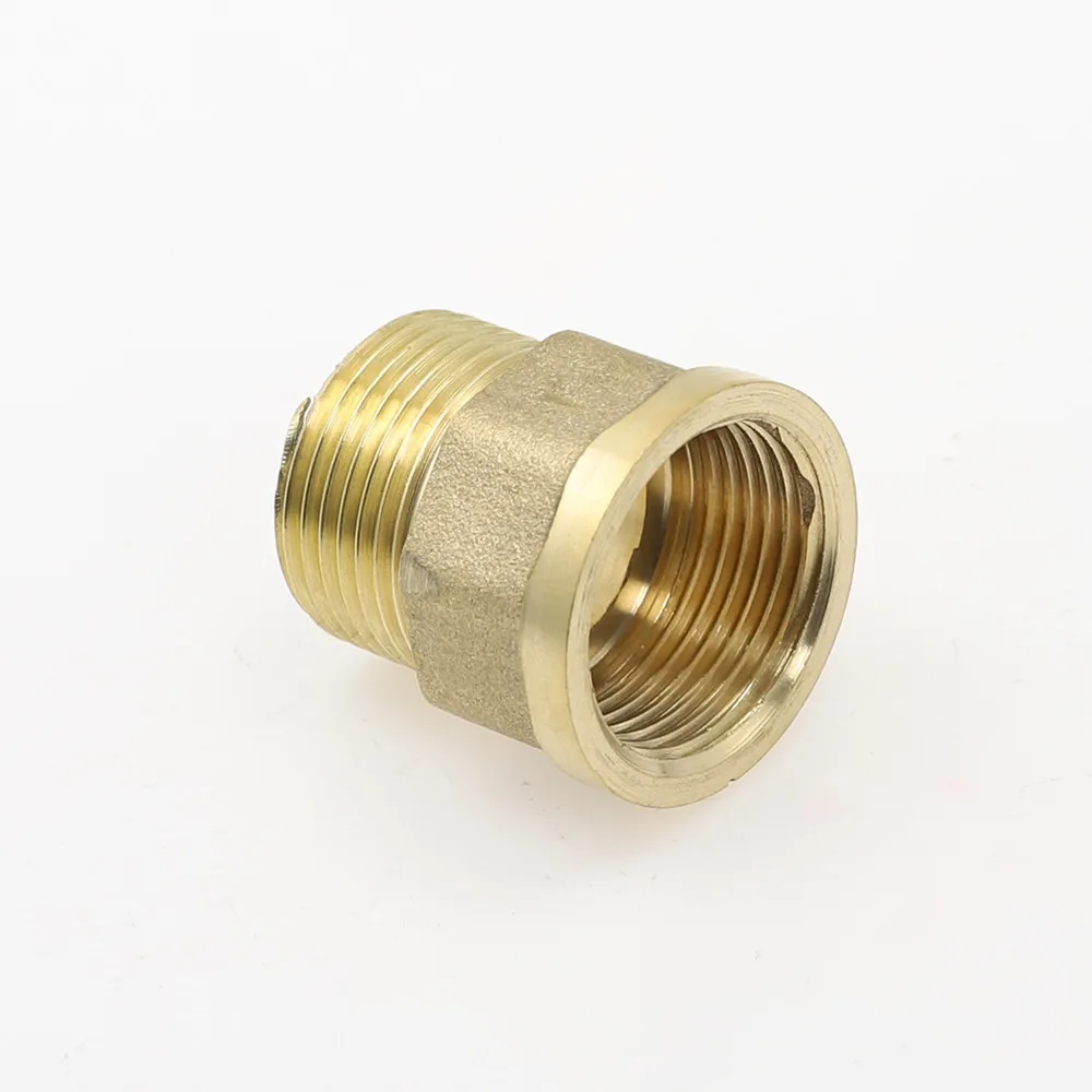 Медный переходник с резьбой Папа мама медный M/F 1/8 дюйма 1/4 3/8 1/2 3/4 BSP латунный