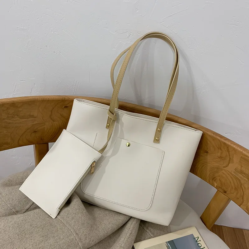 

One-Shoulder Big Bag Women's 2019 New Style Versatile Fashion Tote Bag Casual Students Large Capacity Hand Different Size Bags