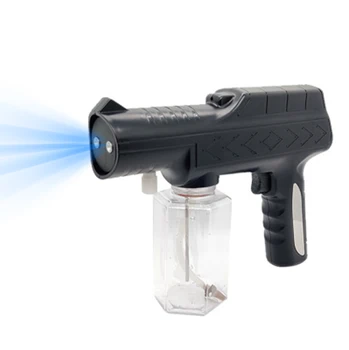 Buy Portable Electrostatic Nano Spray Gun Wireless Nano Sterilization Atomizing Fogger Blue Light Charging Cordless Sprayer