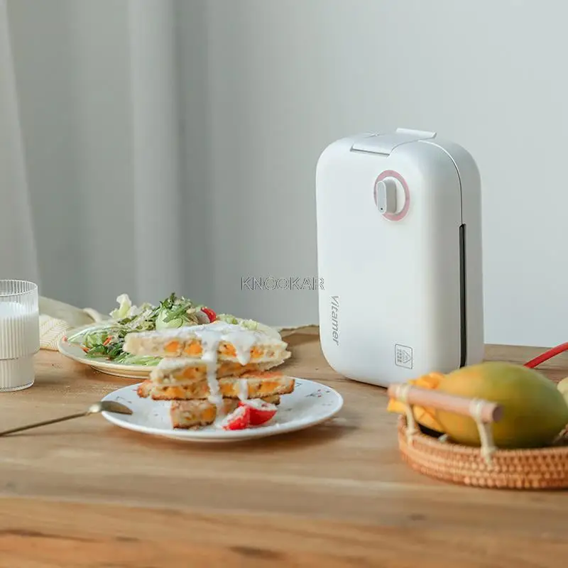600W Electric Sandwich Maker Timed Toaster Baking Multifunctional Breakfast Machine takoyaki Pancake Household Sandwichera 220V