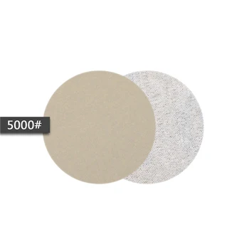 

50PCS 3 Wet Dry Sandpaper Hook Loop Sanding Discs 600-10000grit Flocking Back