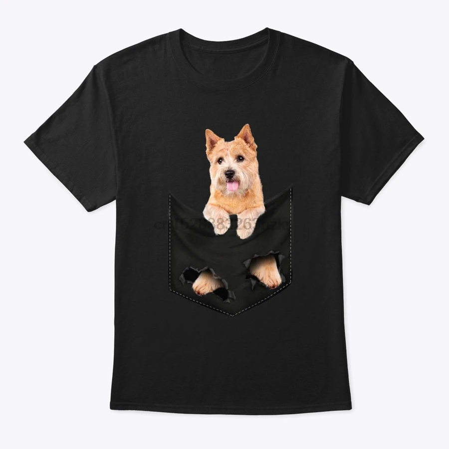 Мужская футболка Norwich Terrier Pocket Mid T Shirt Женская футболка|Футболки| |