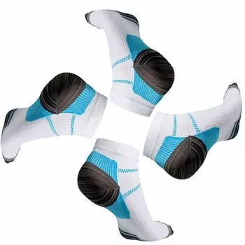

1 Pair Mens Plantar Fasciitis Elastic Compression Low Cut Short Ankle Socks Arch Support Athletic Gym Sports Running Breathable