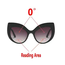 MINCL брендовые модные негабаритные очки для чтения "кошачий глаз" для женщин и мужчин, дальнозоркость, бифокальные очки, солнечные фотохромные очки NX