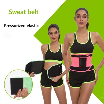 

Men Women Unisex Waist Trimmer Belt Sweat Band Wrap Tummy Stomach Sauna Sweat Belt neoprene Weight Loss