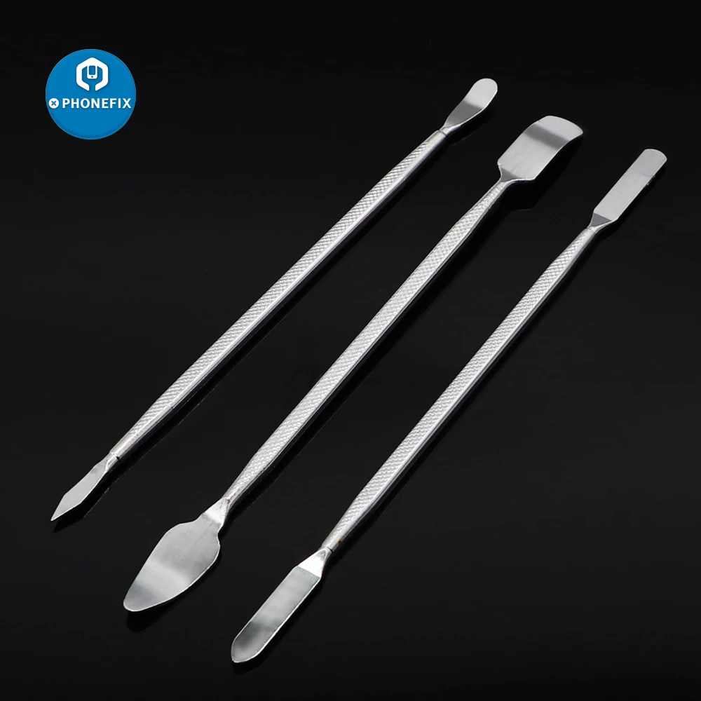 Jullynice 6 Pcs Phone Dismantling Spudger Cell Phone Crowbar Scraper Laptop Tablet Ipad Smartphone Opening Repairing Tool Crowbar Kit Earpiece