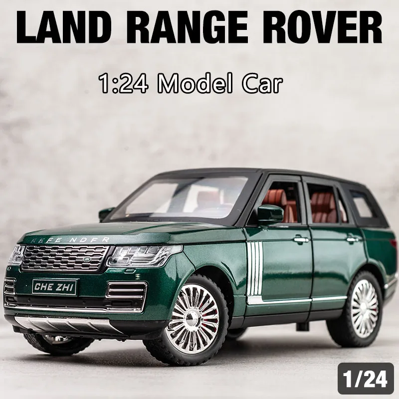 Tanie 1:24 Land Rover Range Rover Model samochodu Suv symulacja dźwięk