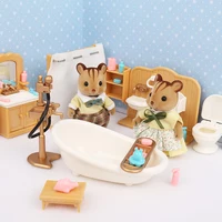 Forest Animal Family 1:12 Dolldhouse Furniture Mini Kitchen Bedroom Living Room DIY Dolls Accessories Girls Play House Toys Gift 2