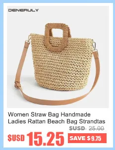 Соломенная пляжная женская сумка модные простые Strandtas Сумки Sac En Paille дамская сумка на плечо из ротанга Пляжная Сумка Bolso Paja сумки на плечо
